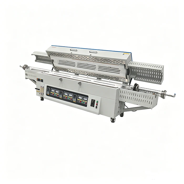 1200C 3 Zones CVD rotary tube furnace (4)